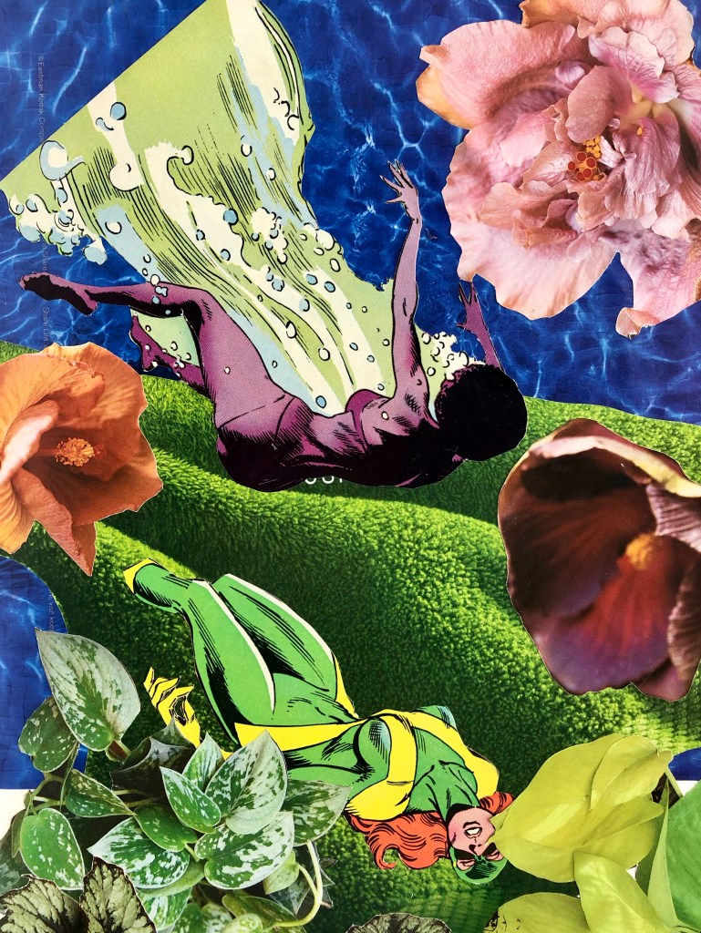 Involucrata: Collage 001. Cat Laine. September 02, 2021.